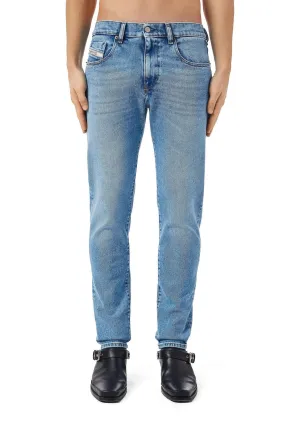 Jean slim D-Strukt Diesel bleu clair stretch