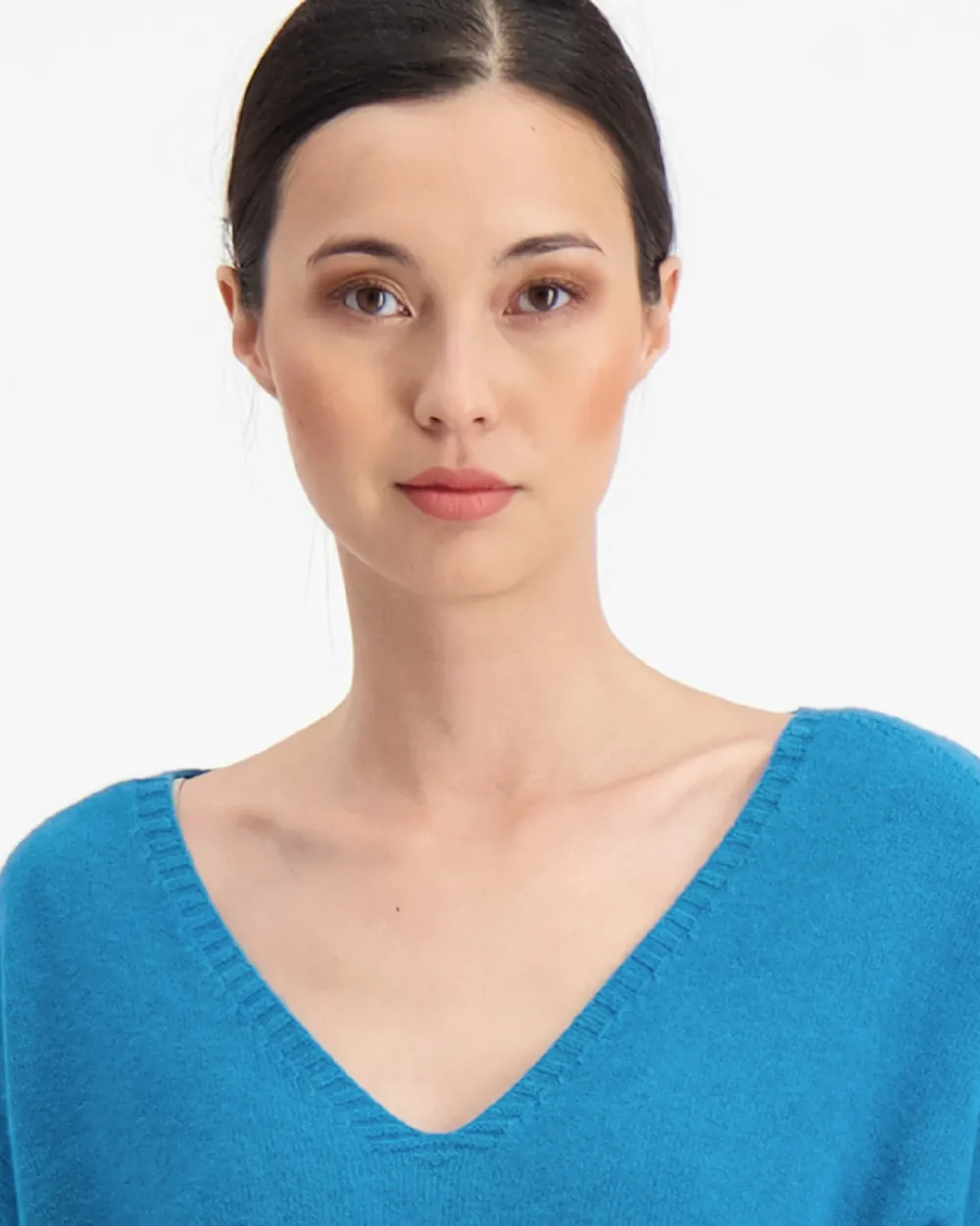 Pull moelleux col v